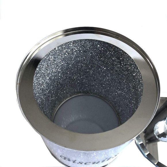 Crushed Diamond Biscuit Storage Jar - Picture 4 of 5
